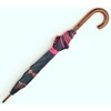 Joules Pheasant Pink & Navy Kensington Wooden Crook Handle Walking