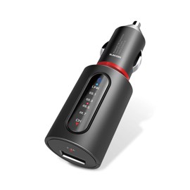 erekomu FM Transmitter High Sound Quality Bluetooth USB Kline X Port 2.4 A Charging 1 Year Warranty Black Lat – fmbt02bk