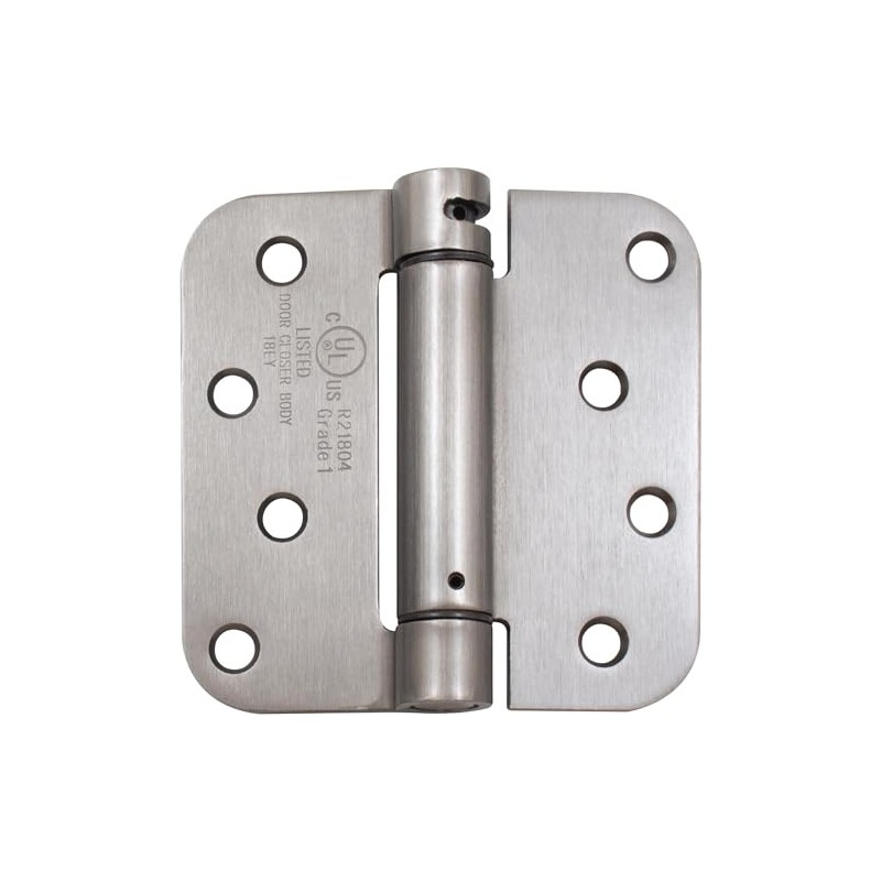 Stone Harbor Hardware Self-Closing Door Hinge, 4 Inches, 5/8" Radius