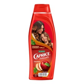 Caprice Shampoo Naturals Manzana de 760 ml. Con Extracto de Manzana para Lograr una Limpieza Profunda y un Aroma Agradable en tu Cabello Hasta por 24 