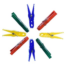 Hagespiel, 100 Plastic Clothes Pegs, Extra Strong, Quality Product with Strong, Rust-Free Springs, Made in Germany, High-Quality Plastic