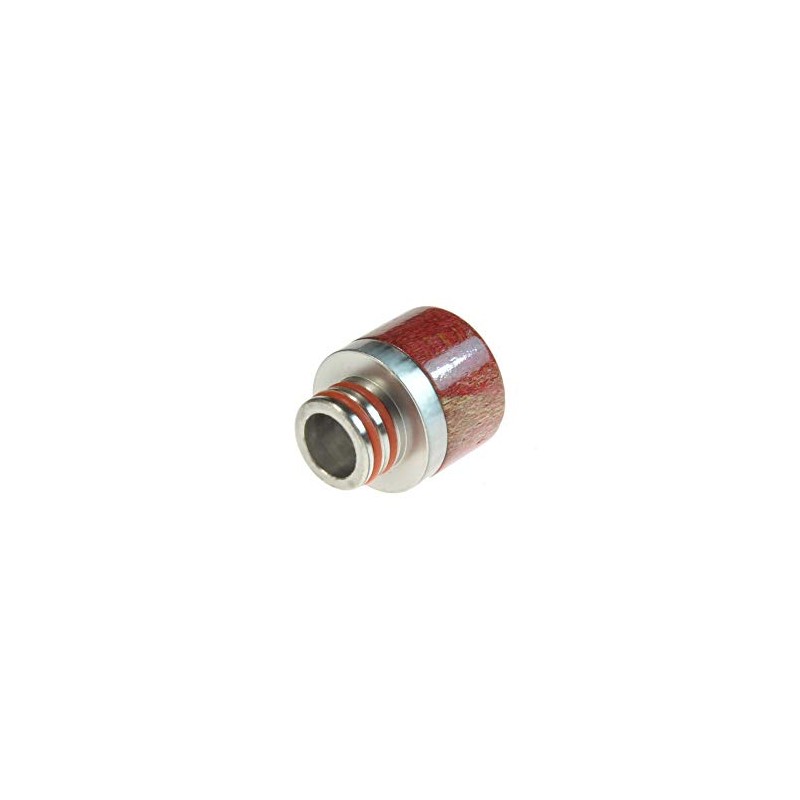 Armerah Steps 510 Drip Tip eCig Mouthpiece Short/Big Stabilised-Wood/Steel Single