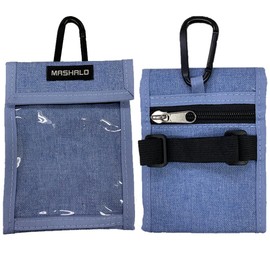 Mashalo Pass Case MP-601 II Blue Ticket Holder Ski Snowboard