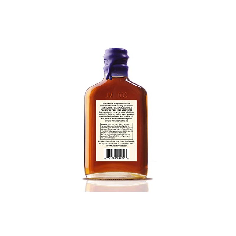 Elderberry Maple Syrup (200ml), Pancakes, Waffles, Cocktails, Flavor Marinades