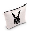 JXGZSO Frank Rabbit Inspired Cosmetic Bag Cult Movie Lover Gift