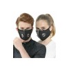 2x Reusable Dual Air Breathing Valve Face Mask Cover +