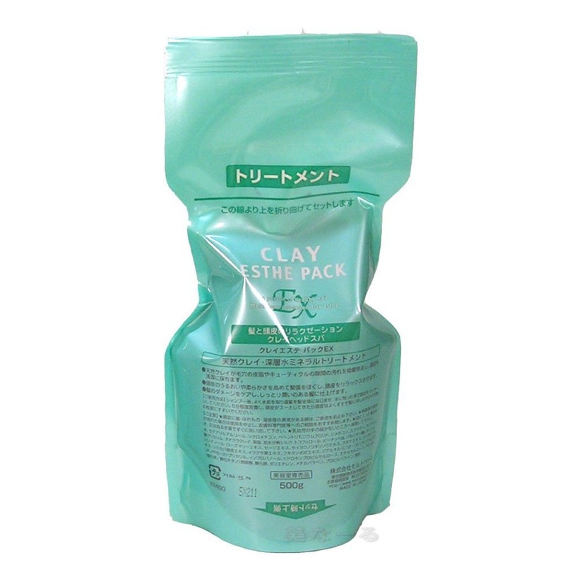 Clay Esthetic Pack EX 17.6 oz (500 g) Pouch, Cream,