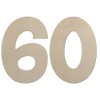 Decorative Numbers - Birthday Decoration 60th Birthday Made of Wood