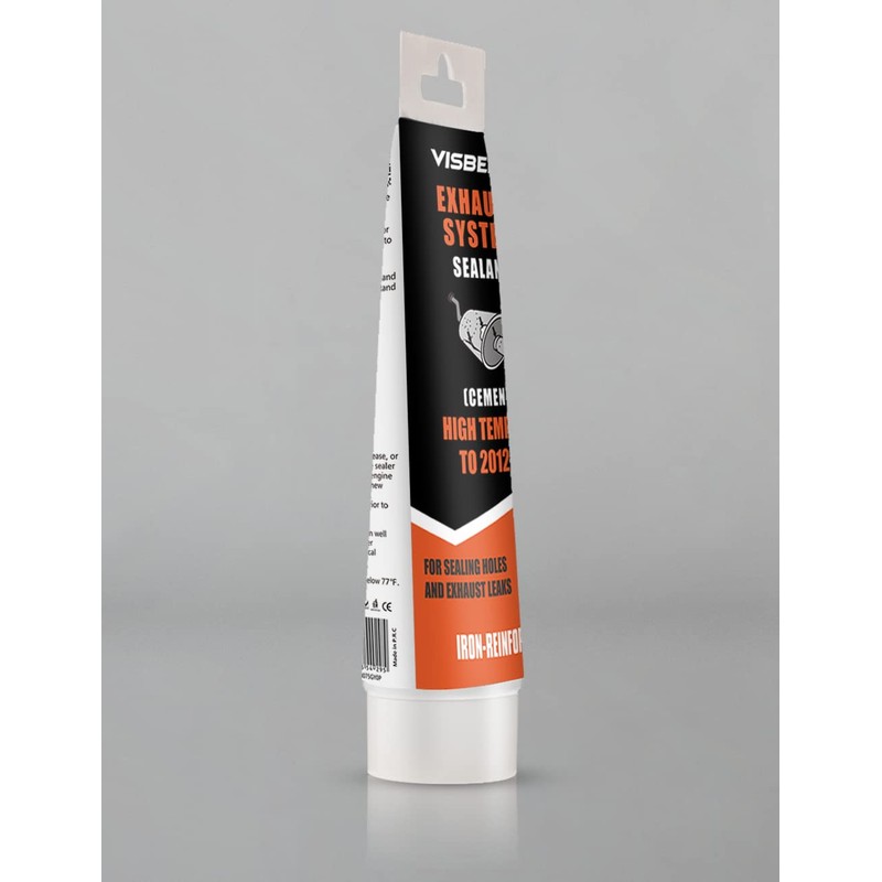 Visbella Auto Vehicle Exhaust System Sealant, Non-Slumping Professional Repair Crack