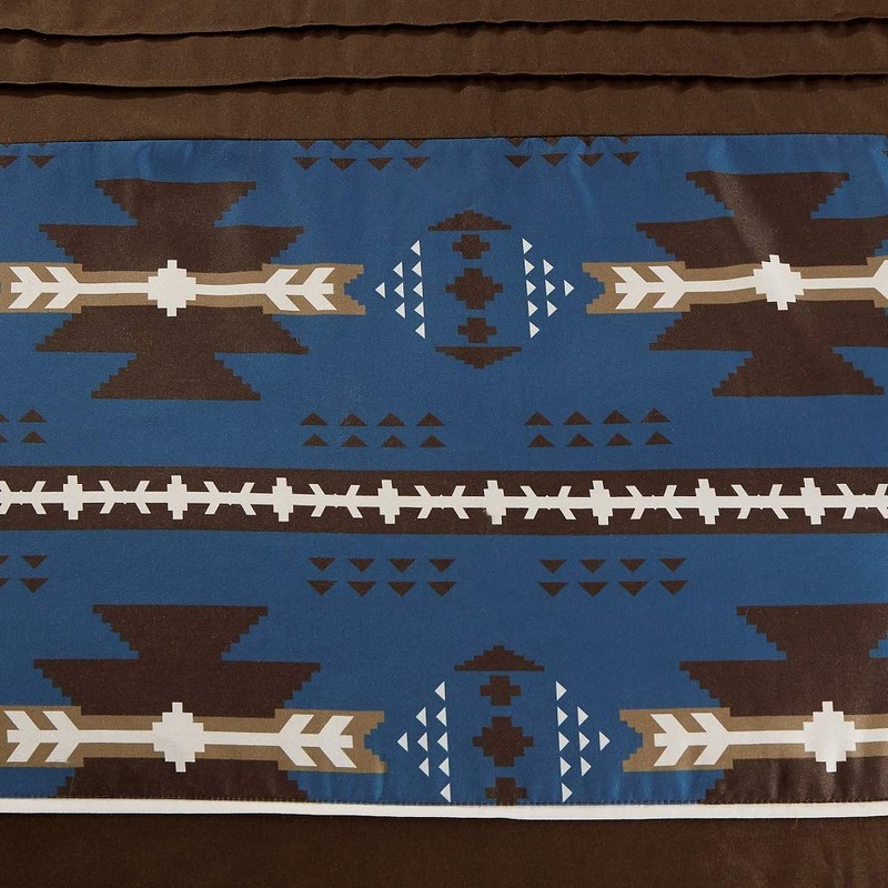 WPM 7 Piece Western Southwestern Native American Design King Size