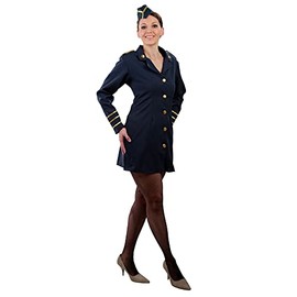 Costume Stewardess Air Hostess Stewardess Fancy Dress 8 – 18