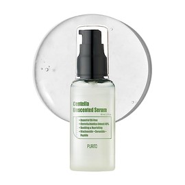 PURITO Centella - Suero sin perfume, para todo tipo de piel, ampolla, calmante, calmante, suero facial para cara, vegano y libre de crueldad, cuidado de la piel coreano, 2.0 fl oz, 2 onzas líquidas