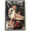 Tin Sign 20 x 30 cm Curved with Pears Soap