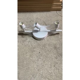 IKEA Tross White Ceiling Track 3 Spotlight Lighting Fixture 802.626.63  New