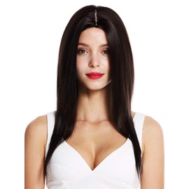 WIG ME UP - VK-34-4 quality women's wig long sleek middle parting dark brown