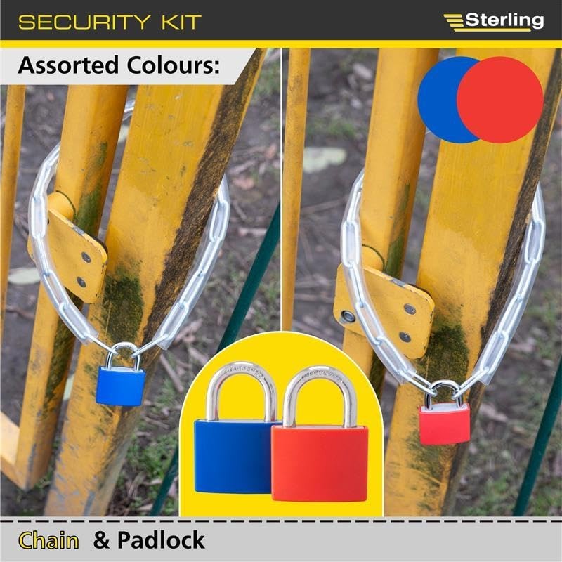 Sterling 460 APL 60cm 4mm Security Chain & Aluminium Padlock,