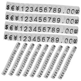 Abaodam 100pcs Adjustable Price Display Cube Blocks Lightweight Price Tags for Retail Shop Jewelry Pricing Signs for Easy Visibility