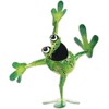 Sunset Vista Designs Outdoor Yard Decor - Green Metal Frog