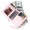 GEEAD Small Wallets for Women Slim Compact Bifold Card Holder