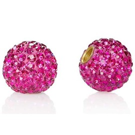 Cruiser Candy Bling Rhinestone Crystal Bicycle Tire Valve Stem Caps. Covers for Where The Air Goes! Bicycle, E-Bike, Motorcycle, Car, Truck, SUV, ATV, Golf Cart Bling (Fuschia Hot Pink)