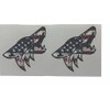 Coyote Full Color Vinyl Decal Sticker Mustang 5.0 USA Flag