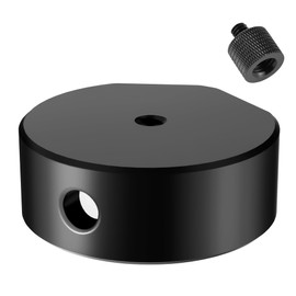 Starlink Mini Tripod Adpater Mount for Starlink Mini Original Pipe Adapter, Aluminum Alloy Starlink Mini(V4) Accessories, Starlink Mini Mounting Kit(Include 1/4''-20 Male to 3/8''-16 Female Screw)