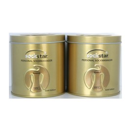 Sockstar Family Packs of 2 Luxury Metal Gift Box Sock Clips Sock Clips Price for 2 Packs 40 Clips 4 Colours