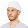 BEE ON Gorro médico Color Blanco para Mujer y Hombre