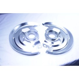 Rodspeedracing New 1964-1972 Chevy Gm A Body Backing Plates Dust Shields Pairs Disc Brake Pair
