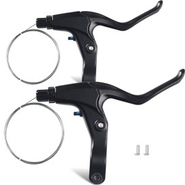 CNCLOL Mountain Bike Brake Levers,Aluminium Alloy Bicycle Brake Levers,Brake Handle for Mountain Bike MTB/BMX/Road Bike.Black