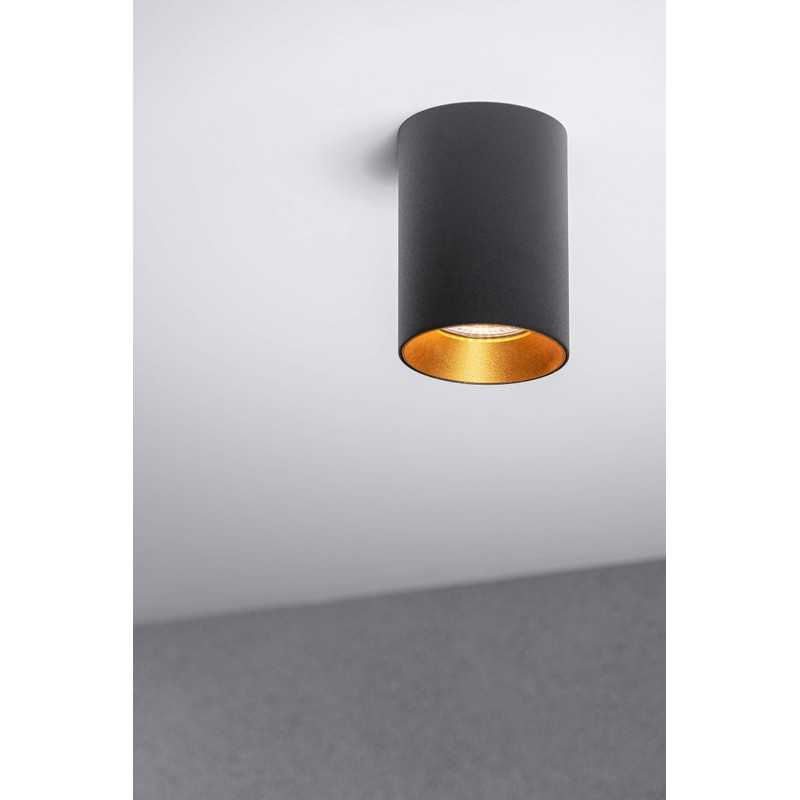 GTV Lighting Aero II Ceiling Light, Surface-Mounted Downlight, Aluminium, 70