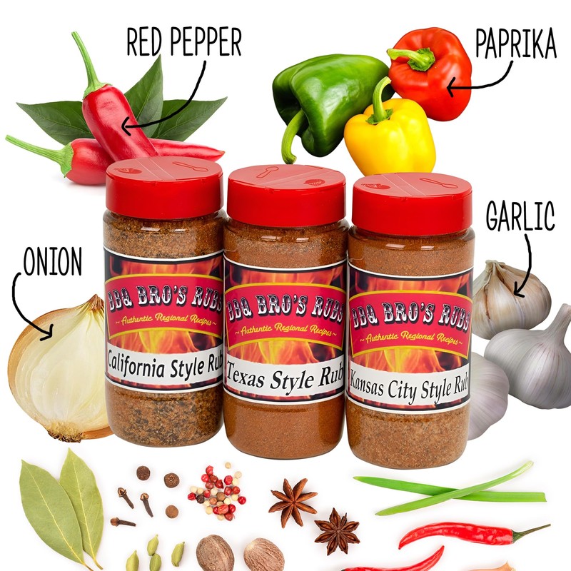 BBQ BROS RUBS (Western Style) - Barbecue Seasonings - BBQ