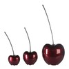 CASABLANCA Cherry Decoration Celebration 42 cm Ceramic Bordeaux Matt