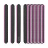 Eupneicu Nail File Set, 15-Piece, Double-Sided 100/180 Grit, Black, Suitable