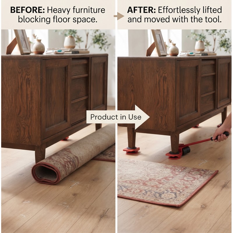 Furniture Mover Tool for Heavy Furniture – Lifter and Rolling