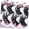 FOMIYES Lash Extensions 7 Pairs of Women's False Eyelashes Lash