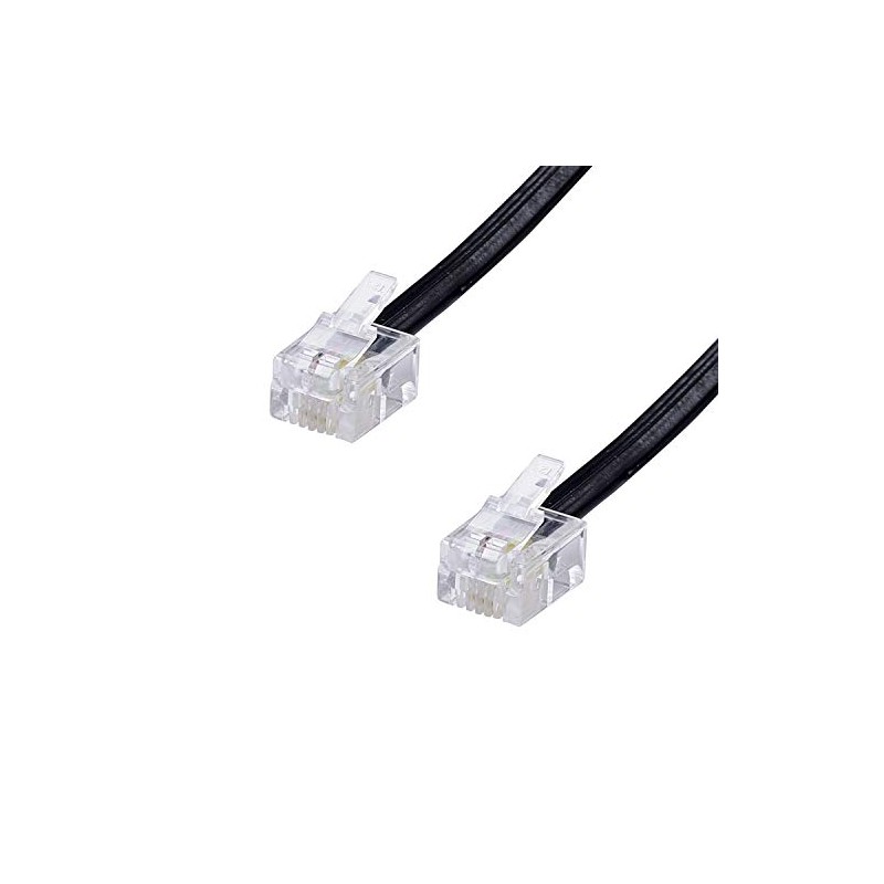 PCSL ADSL Cable RJ11 to RJ11 Modem Lead for Broadband