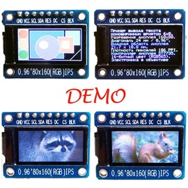 Fasizi 0.96 inch 80x160 RGB IPS Color 65K Display screen for Arduino