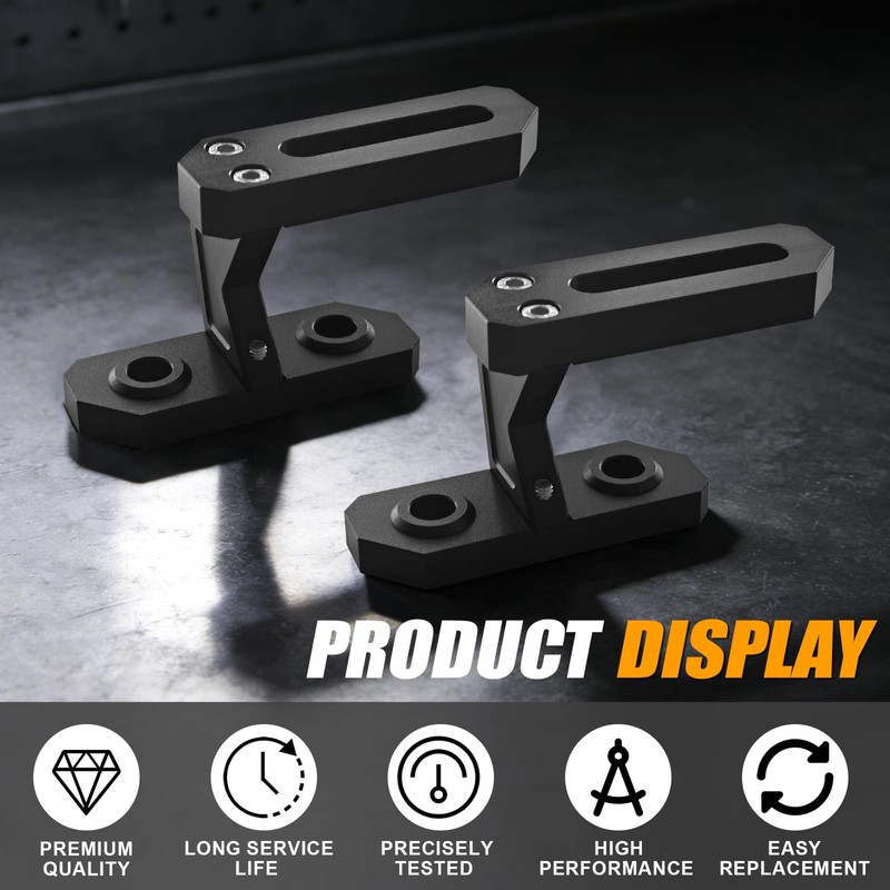 Dual A-Pillar Light Mount Off-Road Ditch Lights Mounting Brackets Compatible