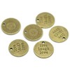SiAura Material ® - 5 x live Laugh Love charm
