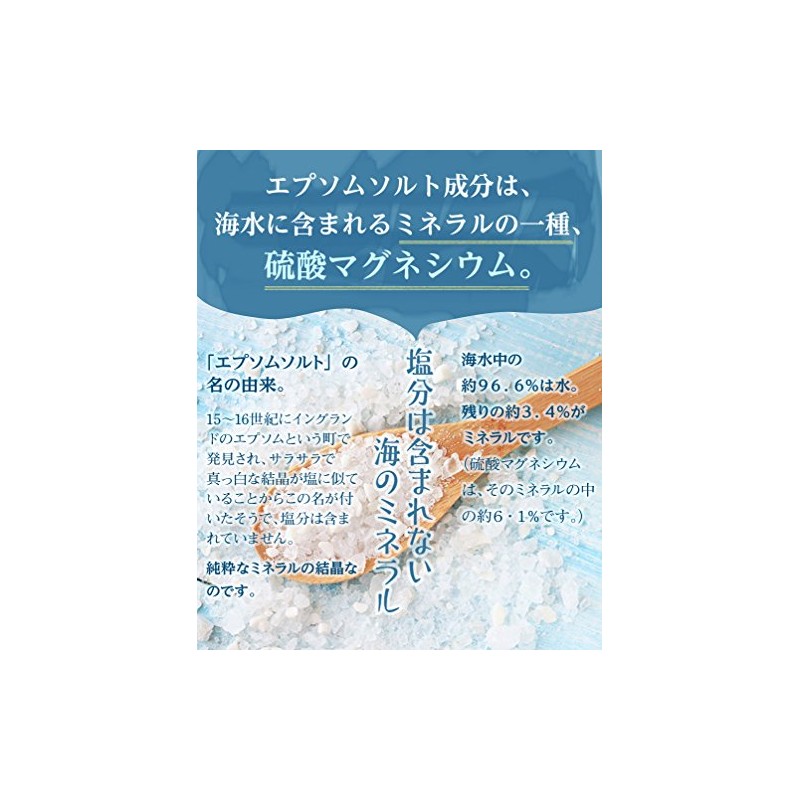 Nichiga Epsom Salt Made in Japan, 31.2 oz (900 g),