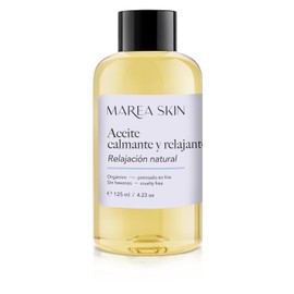 Aceite Calmante y Relajante Prensado en Frío 125 ml | Rosa Mosqueta, Jojoba y Almendra | Lavanda, Manzanilla y Romero