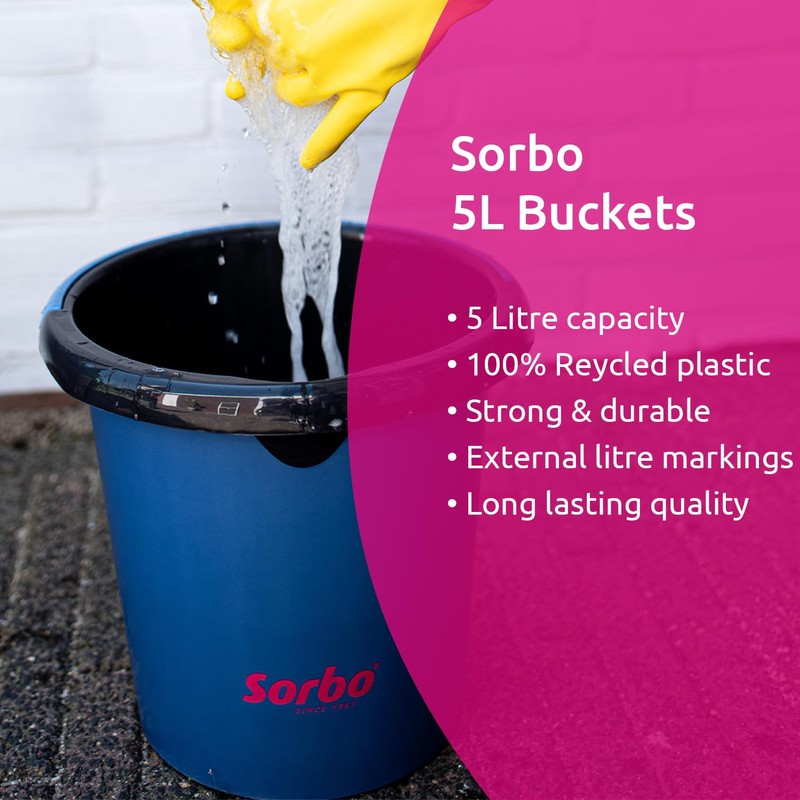 Sorbo Bucket, Assorted, 5 litres