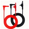 2PCS Heavy Duty Alligator Clips Test Leads, 18AWG Multimeter Alligator