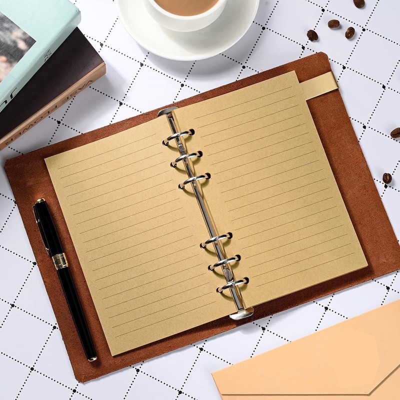 SaveSooo 6 Hole Notebook, Refill, A6, Loose Leaf Planner, Replacement,