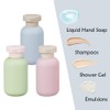 3 PCS 100 ML Squeeze Travel Containers Portable Travel Refillable