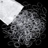Kusport Clear Hair Elastic, Clear Hair Rubber Band, Clear Hair