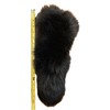 Dakotaline Black Fox Tail, Key Chain Optional (Tail KeyChain)