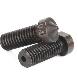 Pack of 3 0.8 mm Hardened Steel Volcano Nozzle 3D Printer Nozzle 1.75 mm, Hardened Steel Nozzles Anycubic Vyper
