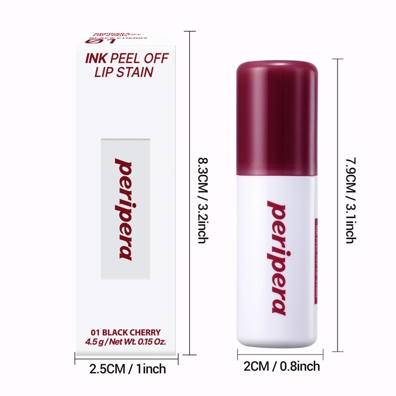 Peripera Ink Peel Off Lip Stain - Long Lasting, Transfer-Proof,